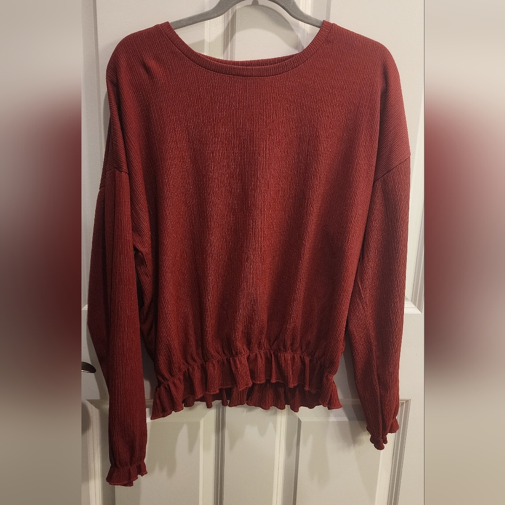 Primark Deep Red Knit Top
